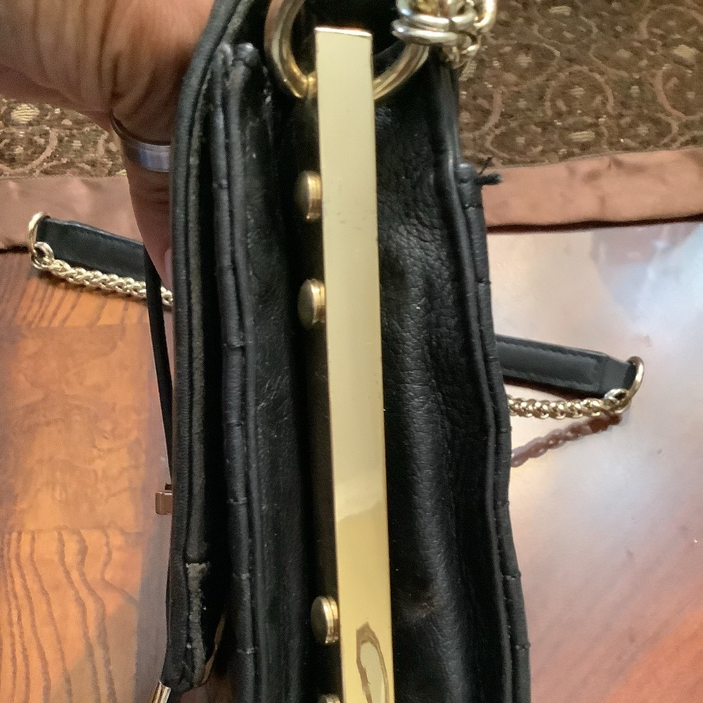 VINCE CAMUTO LEATHER SHOULDER BAG - Picture 8 of 13
